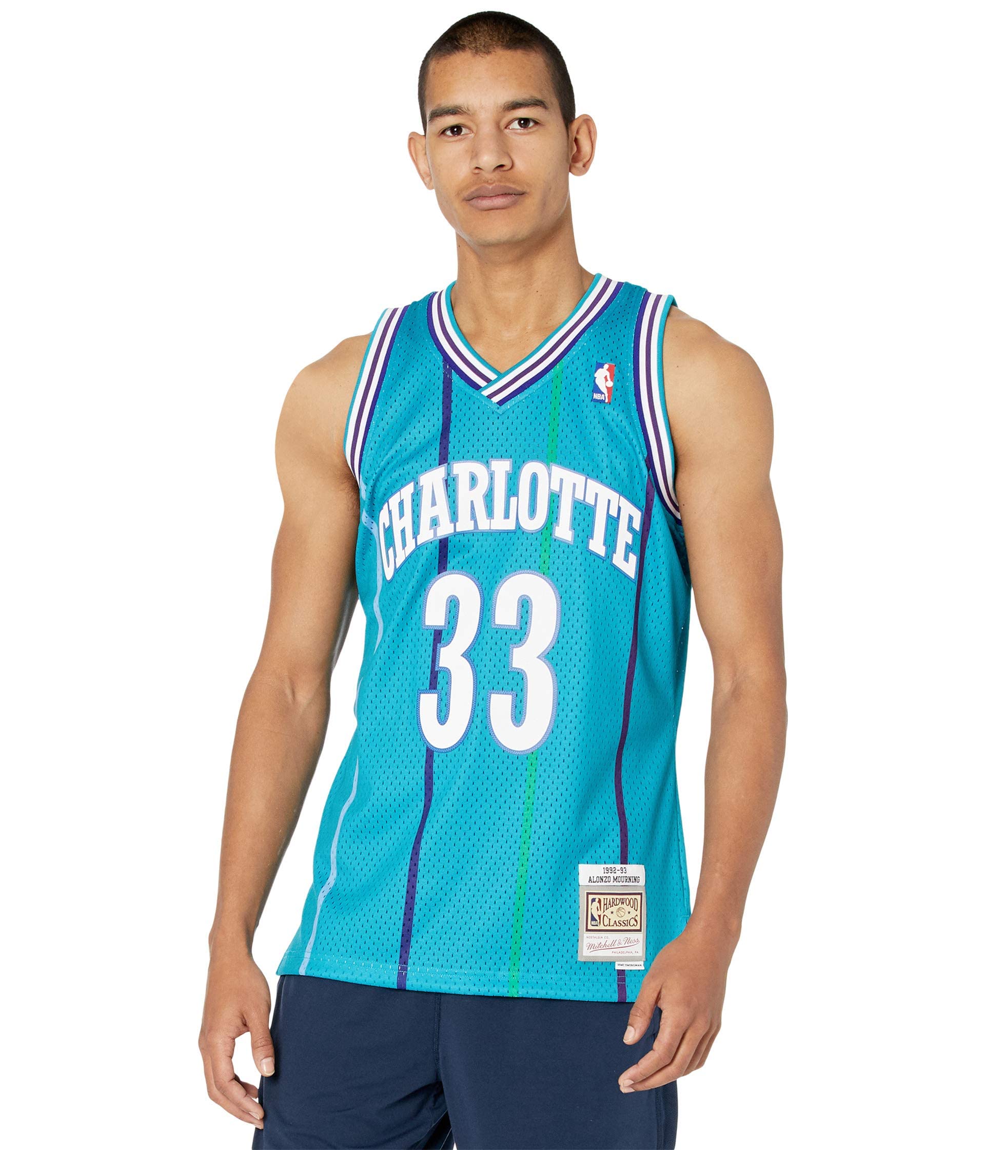 Mitchell & Ness Alonzo Mourning Charlotte Hornets Swingman